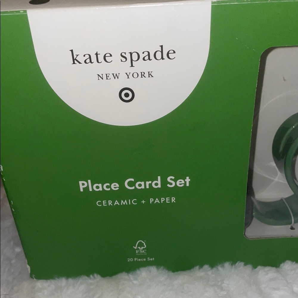 Kate Spade place card set. New. 20 piece set.
